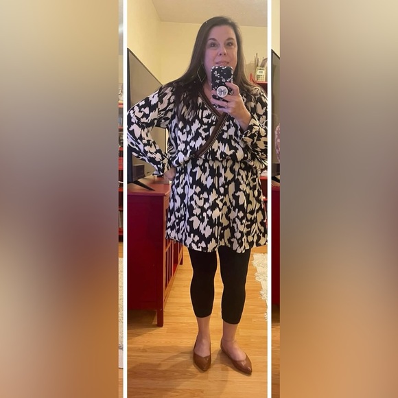 Boutique Umgee Animal Print Long Sleeve Tunic/Dress…Size Medium - Picture 7 of 7